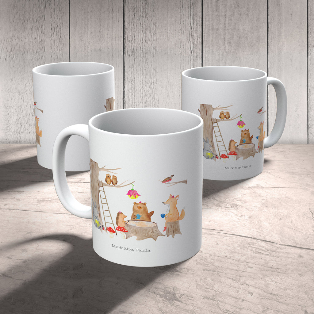 Kindertasse Waldtiere Picknick Kunststoff Tasse, Kindergarten, Tasse, Trinkbecher, Camping Becher, Kaffeetasse, Kunststoffbecher, Kindergartenbecher, Outdoorgeschirr, Kunststoffgeschirr, Reisebecher, Reisetasse, Kinderbecher, Tiermotive, Gute Laune, lustige Sprüche, Tiere, Waldtiere, Picknick, Wald, Fuchs, Hase, Igel, Maus, Eichhörnchen