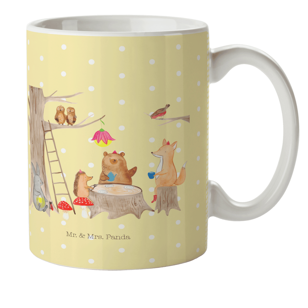 Kindertasse Waldtiere Picknick Kunststoff Tasse, Kindergarten, Tasse, Trinkbecher, Camping Becher, Kaffeetasse, Kunststoffbecher, Kindergartenbecher, Outdoorgeschirr, Kunststoffgeschirr, Reisebecher, Reisetasse, Kinderbecher, Tiermotive, Gute Laune, lustige Sprüche, Tiere, Waldtiere, Picknick, Wald, Fuchs, Hase, Igel, Maus, Eichhörnchen