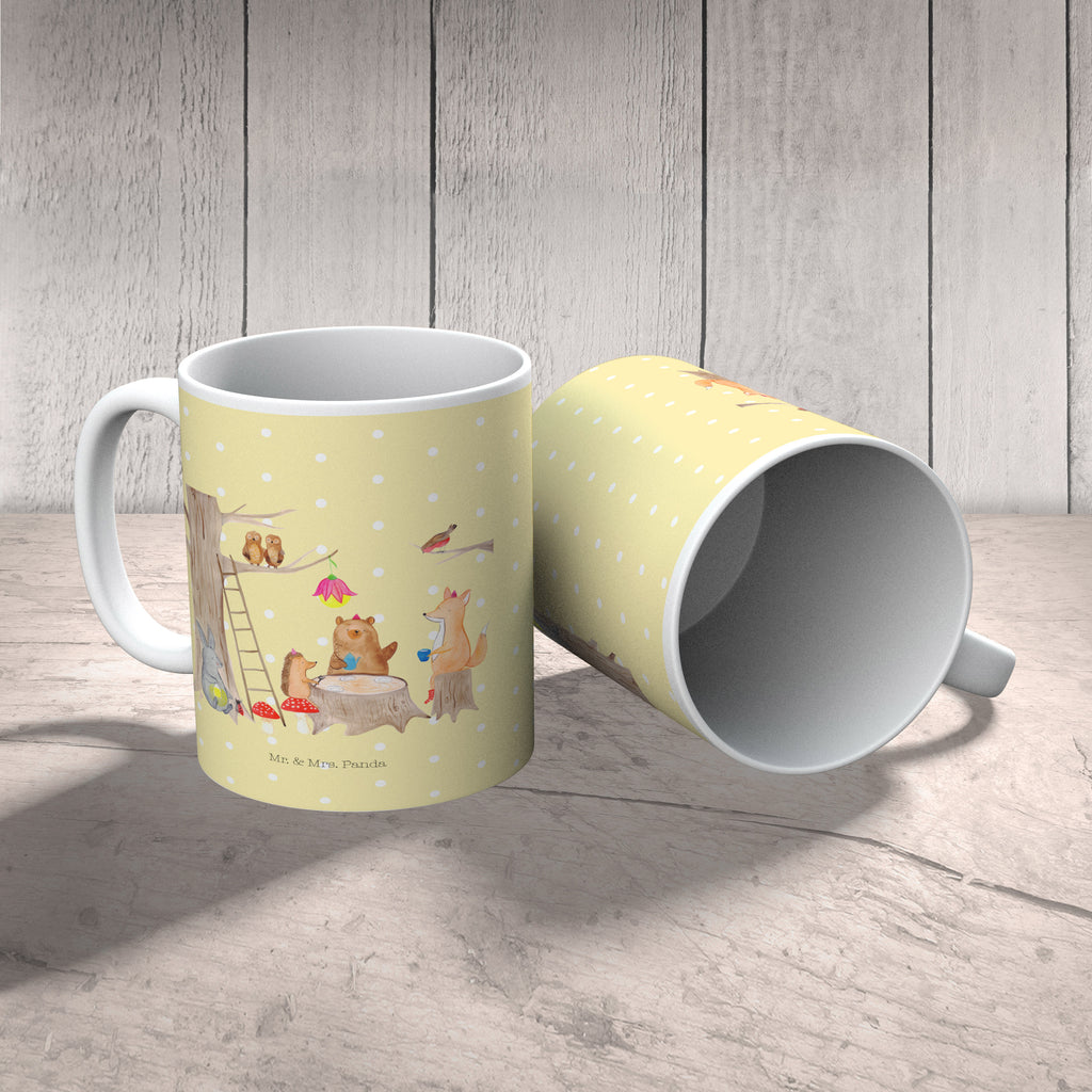 Kindertasse Waldtiere Picknick Kunststoff Tasse, Kindergarten, Tasse, Trinkbecher, Camping Becher, Kaffeetasse, Kunststoffbecher, Kindergartenbecher, Outdoorgeschirr, Kunststoffgeschirr, Reisebecher, Reisetasse, Kinderbecher, Tiermotive, Gute Laune, lustige Sprüche, Tiere, Waldtiere, Picknick, Wald, Fuchs, Hase, Igel, Maus, Eichhörnchen