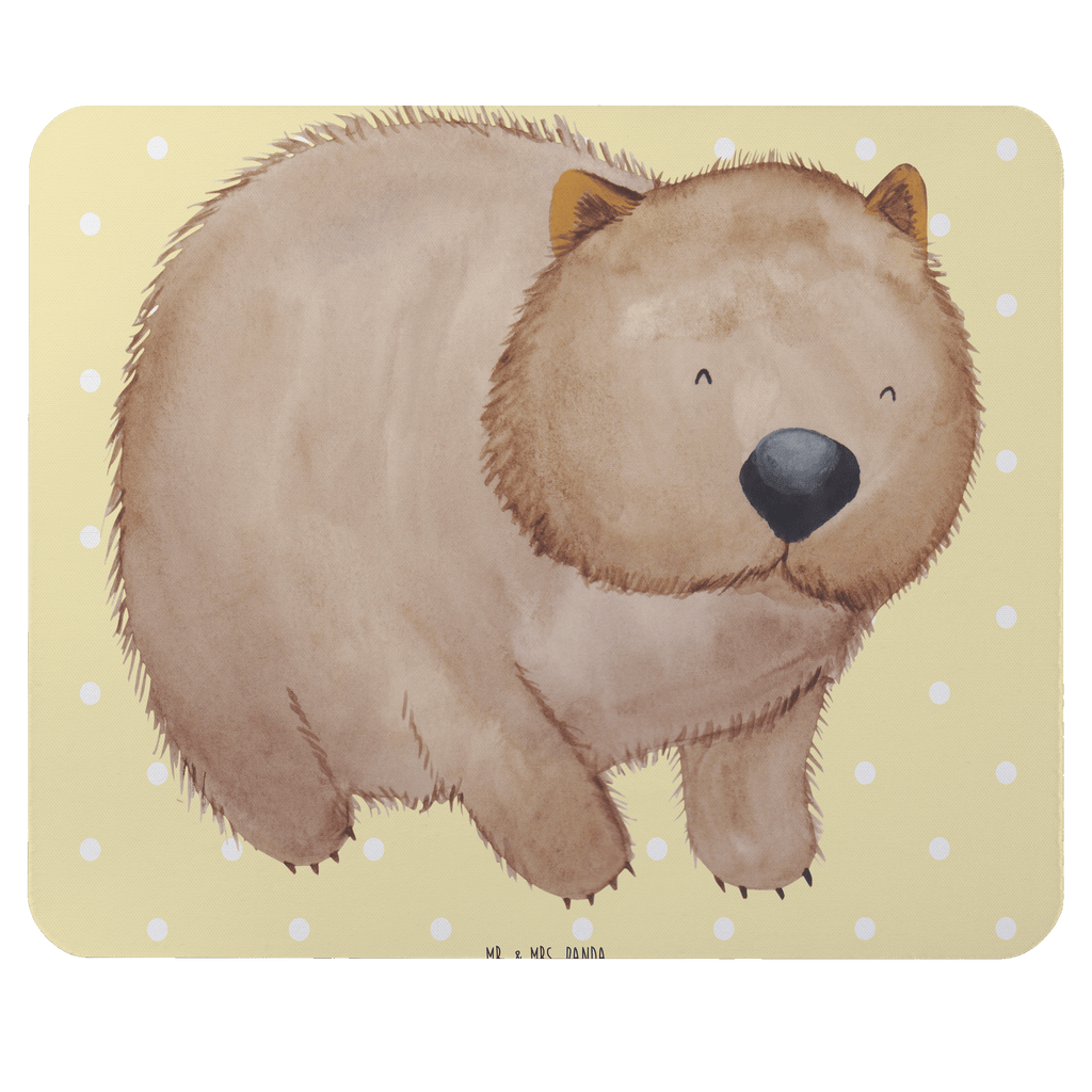 Mauspad Wombat Mousepad, Computer zubehör, Büroausstattung, PC Zubehör, Arbeitszimmer, Mauspad, Einzigartiges Mauspad, Designer Mauspad, Tiermotive, Gute Laune, lustige Sprüche, Tiere, Wombat, Das Leben ist schön, Motivation, Spruch, Australien