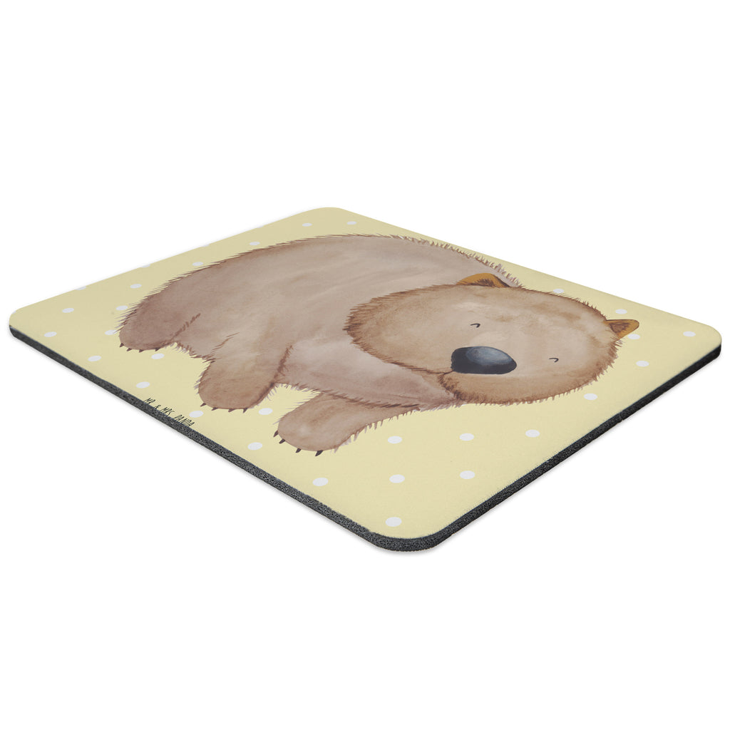 Mauspad Wombat Mousepad, Computer zubehör, Büroausstattung, PC Zubehör, Arbeitszimmer, Mauspad, Einzigartiges Mauspad, Designer Mauspad, Tiermotive, Gute Laune, lustige Sprüche, Tiere, Wombat, Das Leben ist schön, Motivation, Spruch, Australien