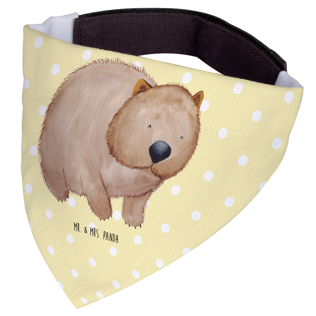 Hundehalstuch L Wombat Hundehalstuch, Halstuch, Hunde, Tuch, groß, große Hunde, Tiermotive, Gute Laune, lustige Sprüche, Tiere, Wombat, Das Leben ist schön, Motivation, Spruch, Australien