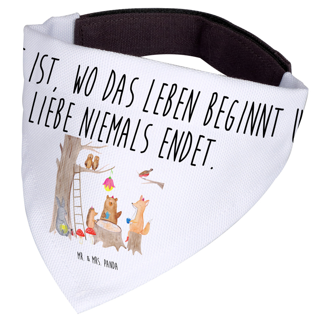 Hundehalstuch L Waldtiere Picknick Hundehalstuch, Halstuch, Hunde, Tuch, groß, große Hunde, Tiermotive, Gute Laune, lustige Sprüche, Tiere, Waldtiere, Picknick, Wald, Fuchs, Hase, Igel, Maus, Eichhörnchen