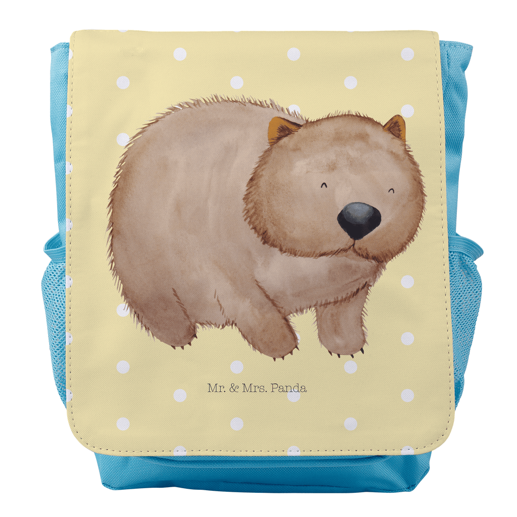 Kinderrucksack Wombat Kids, Rucksack, Kinderrucksack, Kinder Rucksack, Rucksack Kindergröße, Kleiner Rucksack, süße Tiermotive, gute Laune, lustige Sprüche, Tiere, Wombat, Das Leben ist schön, Motivation, Spruch, Australien