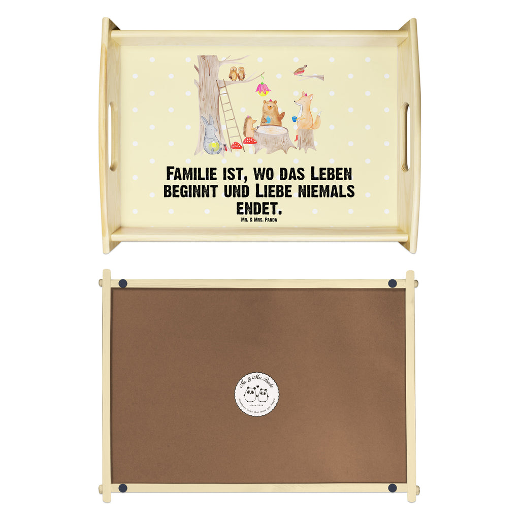 Serviertablett Waldtiere Picknick Tablett, Holztablett, Küchentablett, Dekotablett, Frühstückstablett, Tiermotive, Gute Laune, lustige Sprüche, Tiere, Waldtiere, Picknick, Wald, Fuchs, Hase, Igel, Maus, Eichhörnchen