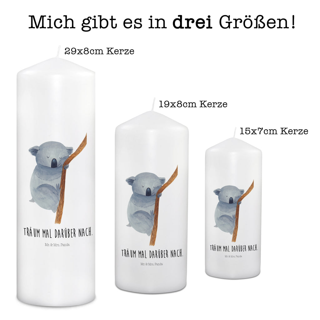 Kerze Koalabär Kerze, Taufkerze, Kommunionskerze, Geburtstagskerze, Geschenk Kerze, Taufgeschenk Kerze, Kerze mit Druck, Besondere Kerze, Geschenkidee Kerze, Kerze für Kommunion, Geburtstag Kerze, Kommunion Kerze, Tiermotive, Gute Laune, lustige Sprüche, Tiere, Koala, träumen, Traum, schlafen, Schlafzimmer, Traumland, Bär, Koalabär