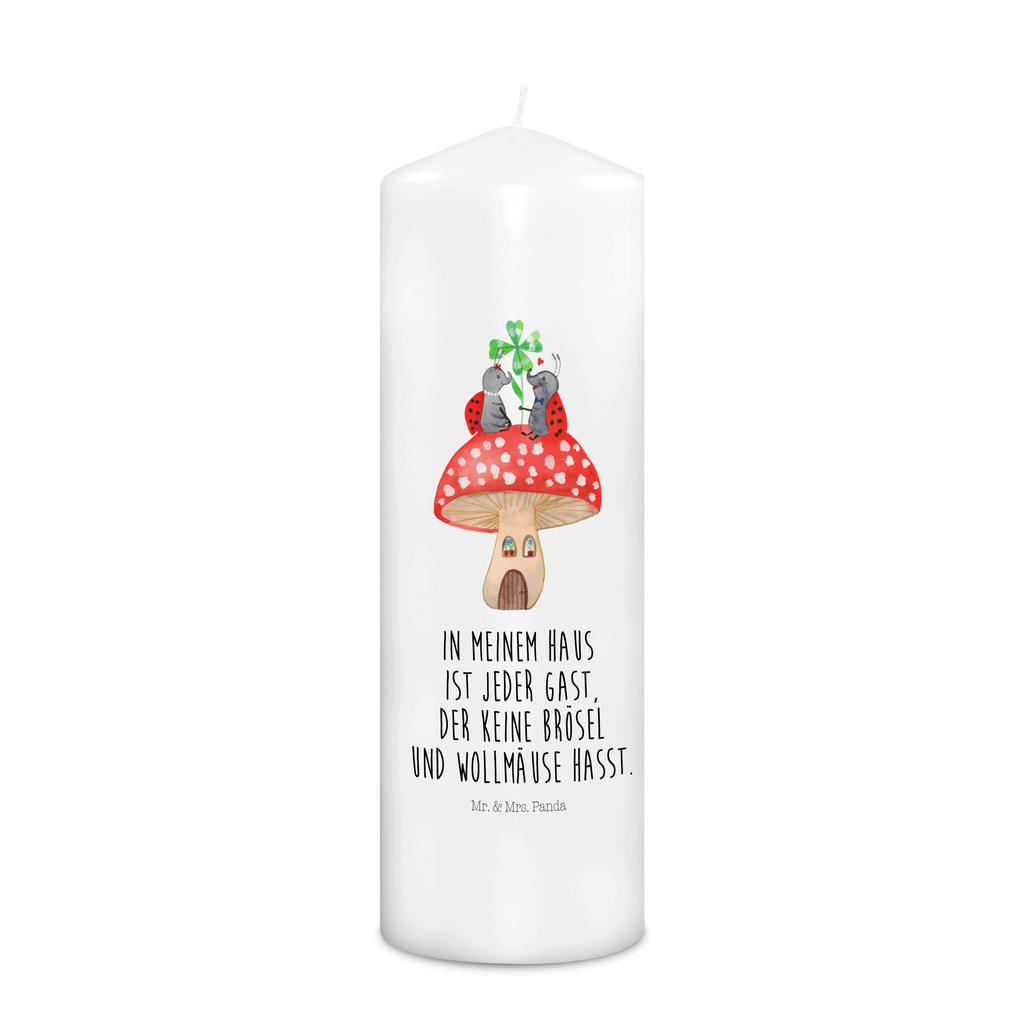 Kerze Marienkäfer Paar Fliegenpilz Haus, Wohnung, zuhause, Fliegenpilz, Marienkäfer, Fleigenpilzhaus Kerze, Taufkerze, Kommunionskerze, Geburtstagskerze, Geschenk Kerze, Taufgeschenk Kerze, Kerze mit Druck, Besondere Kerze, Geschenkidee Kerze, Kerze für Kommunion, Geburtstag Kerze, Kommunion Kerze  süße Tiermotive, gute Laune, lustige Sprüche, Tiere