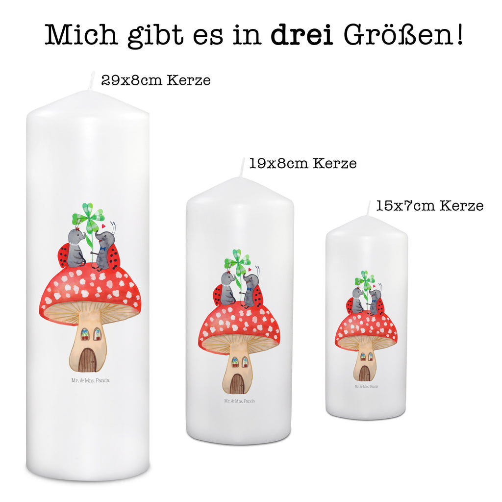 Kerze Marienkäfer Paar Fliegenpilz Haus, Wohnung, zuhause, Fliegenpilz, Marienkäfer, Fleigenpilzhaus Kerze, Taufkerze, Kommunionskerze, Geburtstagskerze, Geschenk Kerze, Taufgeschenk Kerze, Kerze mit Druck, Besondere Kerze, Geschenkidee Kerze, Kerze für Kommunion, Geburtstag Kerze, Kommunion Kerze  süße Tiermotive, gute Laune, lustige Sprüche, Tiere