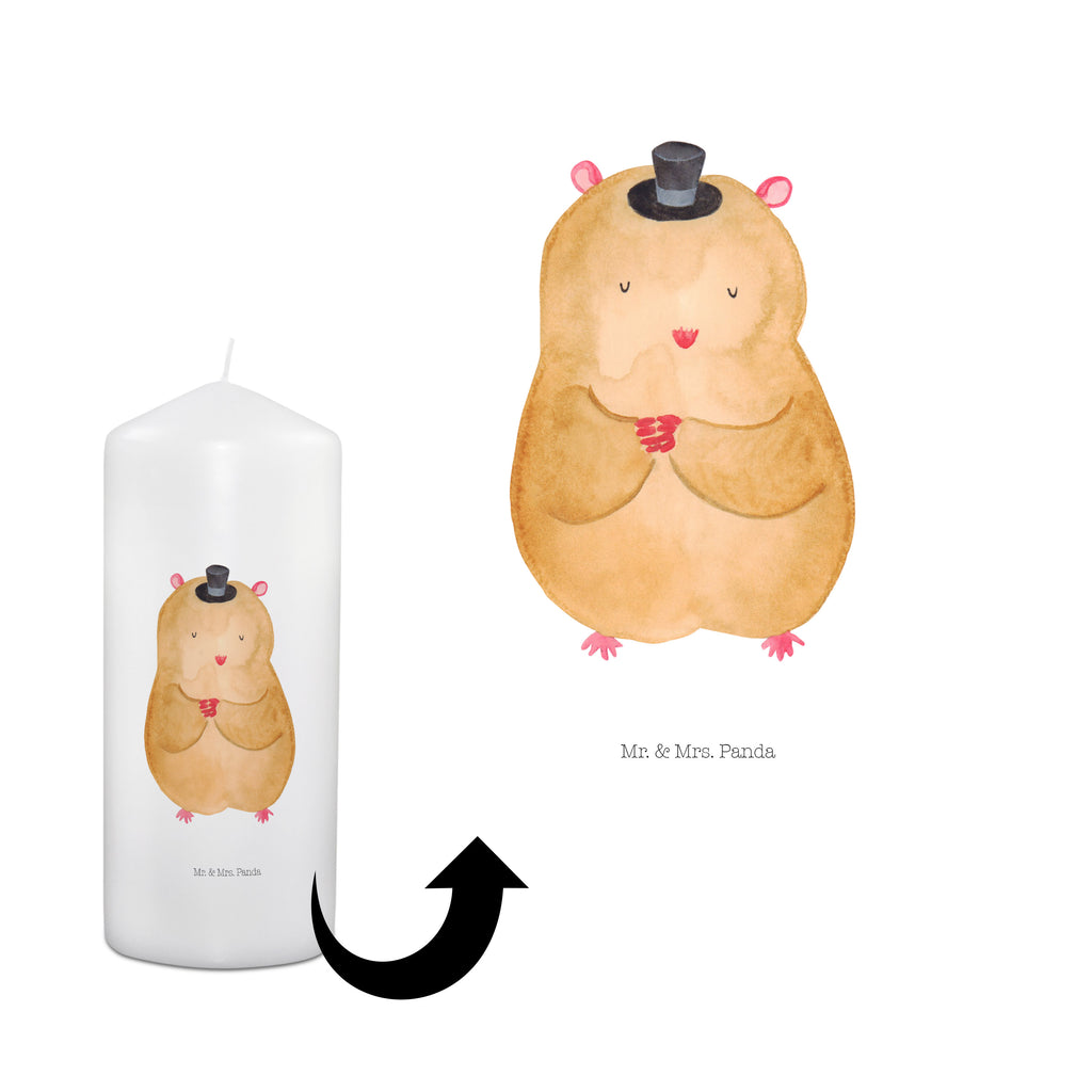 Kerze Hamster mit Hut Kerze, Taufkerze, Kommunionskerze, Geburtstagskerze, Geschenk Kerze, Taufgeschenk Kerze, Kerze mit Druck, Besondere Kerze, Geschenkidee Kerze, Kerze für Kommunion, Geburtstag Kerze, Kommunion Kerze, Tiermotive, Gute Laune, lustige Sprüche, Tiere, Hamster, Hut, Magier, Zylinder, Zwerghamster, Zauberer, Houdini