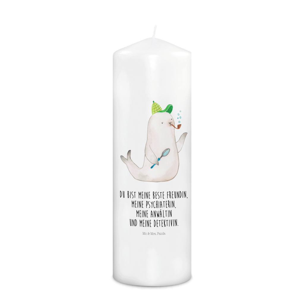 Kerze Robbe Sherlock Kerze, Taufkerze, Kommunionskerze, Geburtstagskerze, Geschenk Kerze, Taufgeschenk Kerze, Kerze mit Druck, Besondere Kerze, Geschenkidee Kerze, Kerze für Kommunion, Geburtstag Kerze, Kommunion Kerze, Tiermotive, Gute Laune, lustige Sprüche, Tiere