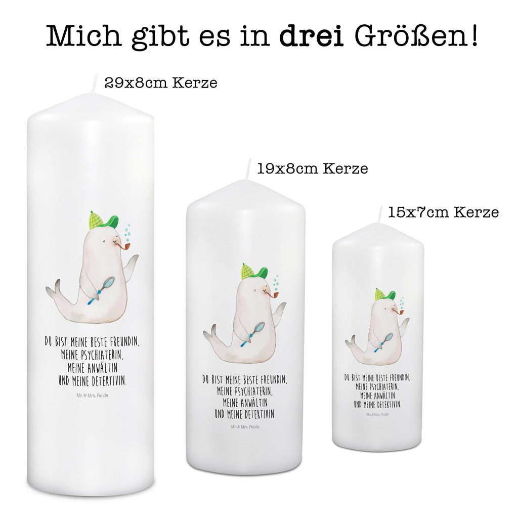 Kerze Robbe Sherlock Kerze, Taufkerze, Kommunionskerze, Geburtstagskerze, Geschenk Kerze, Taufgeschenk Kerze, Kerze mit Druck, Besondere Kerze, Geschenkidee Kerze, Kerze für Kommunion, Geburtstag Kerze, Kommunion Kerze, Tiermotive, Gute Laune, lustige Sprüche, Tiere