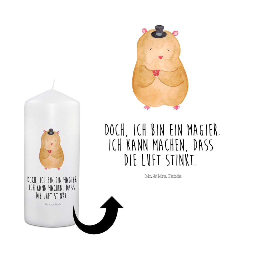 Kerze Hamster mit Hut Kerze, Taufkerze, Kommunionskerze, Geburtstagskerze, Geschenk Kerze, Taufgeschenk Kerze, Kerze mit Druck, Besondere Kerze, Geschenkidee Kerze, Kerze für Kommunion, Geburtstag Kerze, Kommunion Kerze, Tiermotive, Gute Laune, lustige Sprüche, Tiere, Hamster, Hut, Magier, Zylinder, Zwerghamster, Zauberer, Houdini