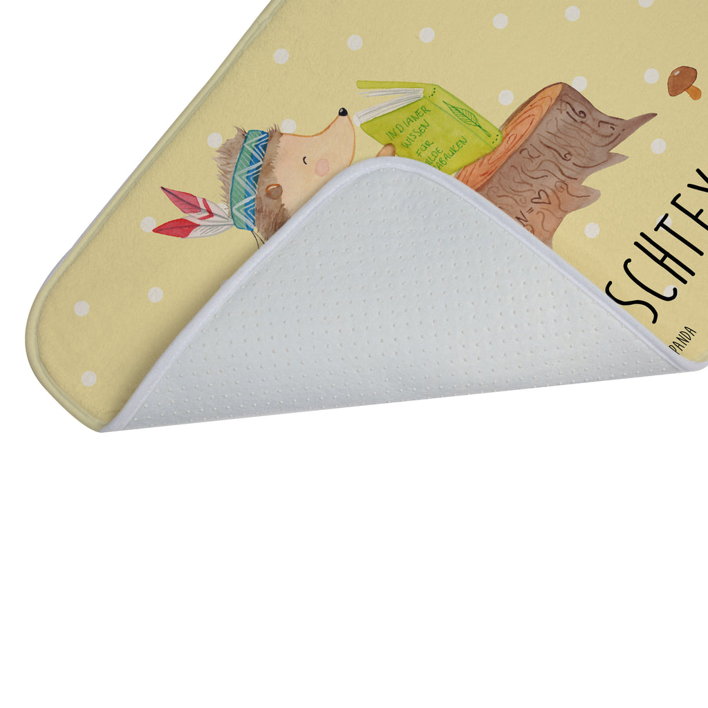 Personalisierter Badvorleger Igel Indianer Personalisierte Badematte, Personalisierter Badteppich, Personalisierter Duschvorleger, Personalisierter Badezimmerteppich, Personalisierter Badezimmermatte, Personalisierter Badvorleger, Personalisierter Duschmatte, Personalisierter Duschteppich, Badematte mit Namen, Badteppich mit Namen, Duschvorleger mit Namen, Badezimmerteppich mit Namen, Badezimmermatte mit Namen, Badvorleger mit Namen, Duschmatte mit Namen, Duschteppich mit Namen, Wunschtext, Badvorleger selbst bedrucken, Wunschname, Personalisieren, Waldtiere, Tiere, Igel, Indianer, Abenteuer, Lagerfeuer, Camping