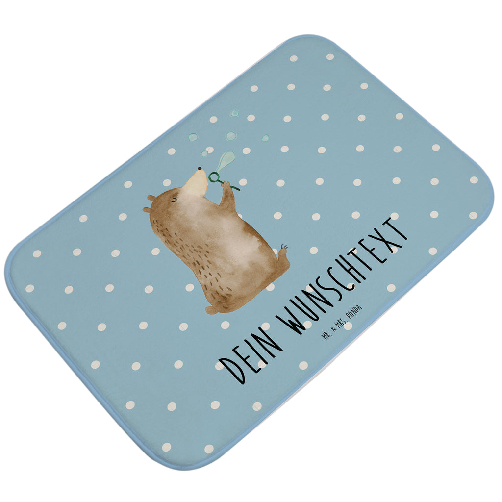 Personalisierter Badvorleger Bär Seifenblasen Personalisierte Badematte, Personalisierter Badteppich, Personalisierter Duschvorleger, Personalisierter Badezimmerteppich, Personalisierter Badezimmermatte, Personalisierter Badvorleger, Personalisierter Duschmatte, Personalisierter Duschteppich, Badematte mit Namen, Badteppich mit Namen, Duschvorleger mit Namen, Badezimmerteppich mit Namen, Badezimmermatte mit Namen, Badvorleger mit Namen, Duschmatte mit Namen, Duschteppich mit Namen, Wunschtext, Badvorleger selbst bedrucken, Wunschname, Personalisieren, Bär, Teddy, Teddybär, Seifenblasen Bär Lustig Sein Glücklich Traurig Happy