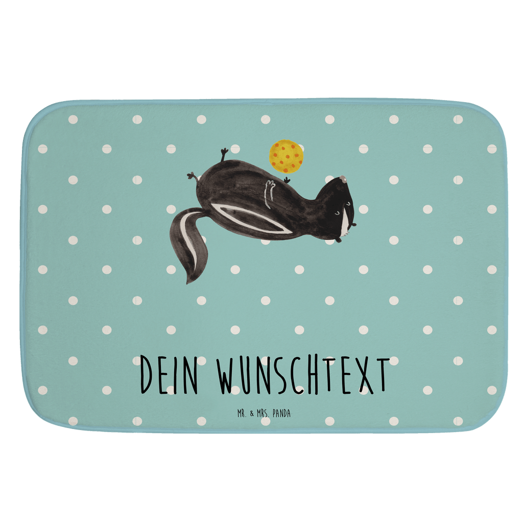 Personalisierter Badvorleger Stinktier Ball Personalisierte Badematte, Personalisierter Badteppich, Personalisierter Duschvorleger, Personalisierter Badezimmerteppich, Personalisierter Badezimmermatte, Personalisierter Badvorleger, Personalisierter Duschmatte, Personalisierter Duschteppich, Badematte mit Namen, Badteppich mit Namen, Duschvorleger mit Namen, Badezimmerteppich mit Namen, Badezimmermatte mit Namen, Badvorleger mit Namen, Duschmatte mit Namen, Duschteppich mit Namen, Wunschtext, Badvorleger selbst bedrucken, Wunschname, Personalisieren, Stinktier, Skunk, Wildtier, Raubtier, Stinker, Stinki, verspielt, Weisheit