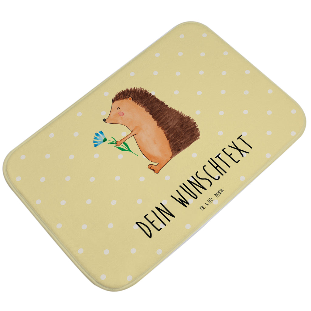 Personalisierter Badvorleger Igel mit Blume Personalisierte Badematte, Personalisierter Badteppich, Personalisierter Duschvorleger, Personalisierter Badezimmerteppich, Personalisierter Badezimmermatte, Personalisierter Badvorleger, Personalisierter Duschmatte, Personalisierter Duschteppich, Badematte mit Namen, Badteppich mit Namen, Duschvorleger mit Namen, Badezimmerteppich mit Namen, Badezimmermatte mit Namen, Badvorleger mit Namen, Duschmatte mit Namen, Duschteppich mit Namen, Wunschtext, Badvorleger selbst bedrucken, Wunschname, Personalisieren, Tiermotive, Gute Laune, lustige Sprüche, Tiere, Igel, Gute Besserung, Genesungswünsche, Krankheit, Krankenhaus, krank, Besuch
