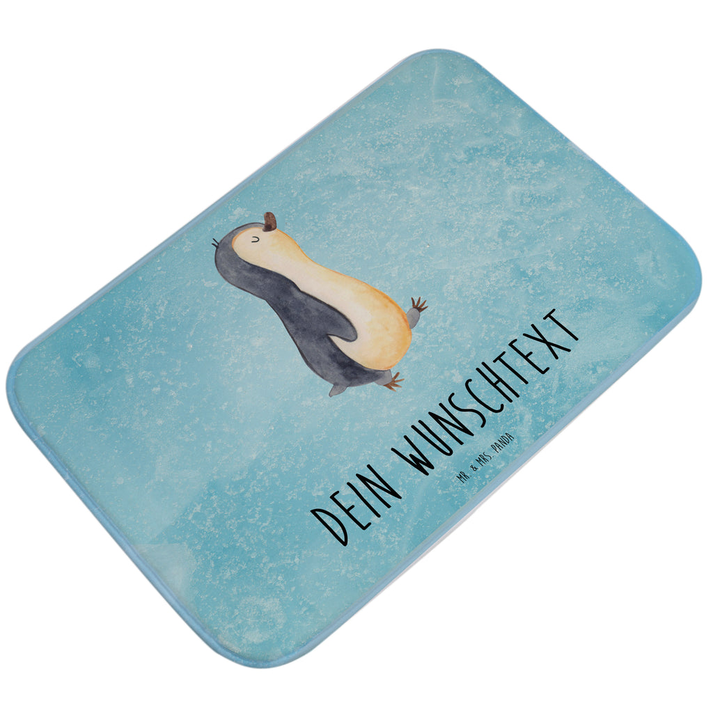 Personalisierter Badvorleger Pinguin marschierend Personalisierte Badematte, Personalisierter Badteppich, Personalisierter Duschvorleger, Personalisierter Badezimmerteppich, Personalisierter Badezimmermatte, Personalisierter Badvorleger, Personalisierter Duschmatte, Personalisierter Duschteppich, Badematte mit Namen, Badteppich mit Namen, Duschvorleger mit Namen, Badezimmerteppich mit Namen, Badezimmermatte mit Namen, Badvorleger mit Namen, Duschmatte mit Namen, Duschteppich mit Namen, Wunschtext, Badvorleger selbst bedrucken, Wunschname, Personalisieren, Pinguin, Pinguine, Frühaufsteher, Langschläfer, Bruder, Schwester, Familie