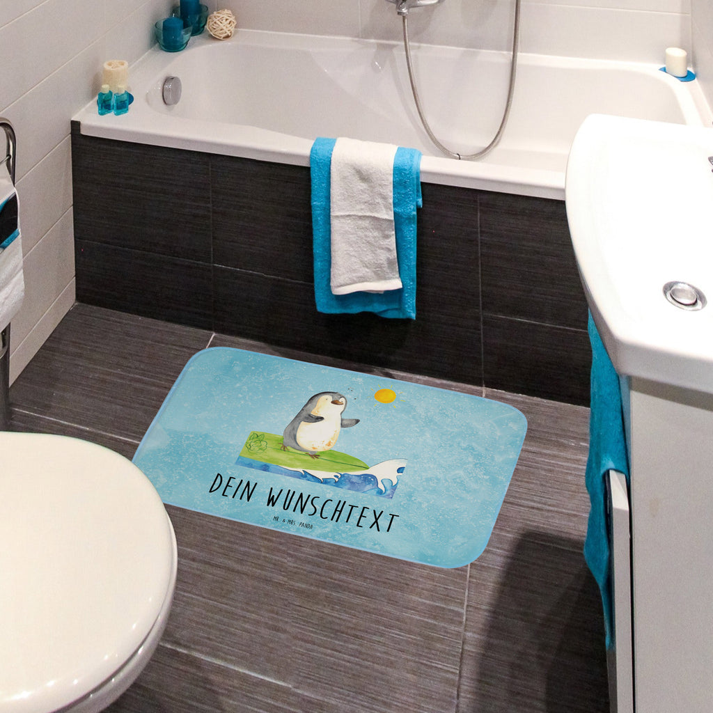 Personalisierter Badvorleger Pinguin Surfer Personalisierte Badematte, Personalisierter Badteppich, Personalisierter Duschvorleger, Personalisierter Badezimmerteppich, Personalisierter Badezimmermatte, Personalisierter Badvorleger, Personalisierter Duschmatte, Personalisierter Duschteppich, Badematte mit Namen, Badteppich mit Namen, Duschvorleger mit Namen, Badezimmerteppich mit Namen, Badezimmermatte mit Namen, Badvorleger mit Namen, Duschmatte mit Namen, Duschteppich mit Namen, Wunschtext, Badvorleger selbst bedrucken, Wunschname, Personalisieren, Pinguin, Pinguine, surfen, Surfer, Hawaii, Urlaub, Wellen, Wellen reiten, Portugal