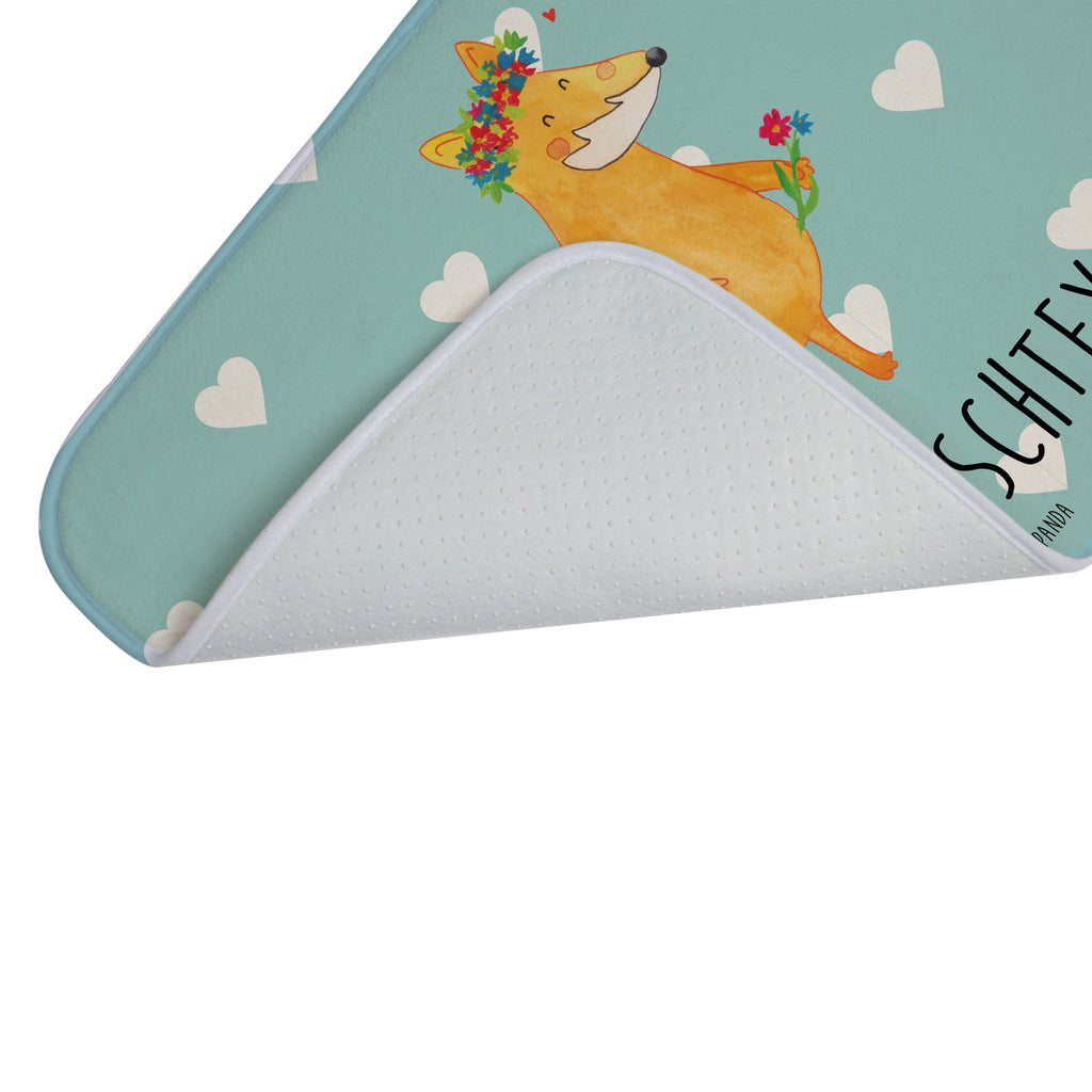 Personalisierter Badvorleger Fuchs Blumenliebe Personalisierte Badematte, Personalisierter Badteppich, Personalisierter Duschvorleger, Personalisierter Badezimmerteppich, Personalisierter Badezimmermatte, Personalisierter Badvorleger, Personalisierter Duschmatte, Personalisierter Duschteppich, Badematte mit Namen, Badteppich mit Namen, Duschvorleger mit Namen, Badezimmerteppich mit Namen, Badezimmermatte mit Namen, Badvorleger mit Namen, Duschmatte mit Namen, Duschteppich mit Namen, Wunschtext, Badvorleger selbst bedrucken, Wunschname, Personalisieren, Fuchs, Füchse, Fox, Liebe, Freundin, Fuchsmädchen, Blumenmädchen, Freundinnen, Liebesbeweis, Blume, Blumen, Motivation, Freude, ich, mich, Selbstliebe