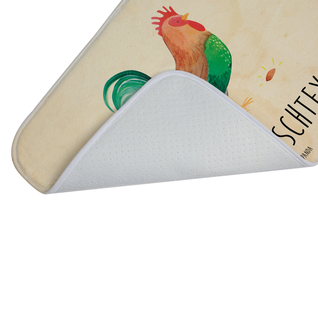 Personalisierter Badvorleger Hahn mit Korn Personalisierte Badematte, Personalisierter Badteppich, Personalisierter Duschvorleger, Personalisierter Badezimmerteppich, Personalisierter Badezimmermatte, Personalisierter Badvorleger, Personalisierter Duschmatte, Personalisierter Duschteppich, Badematte mit Namen, Badteppich mit Namen, Duschvorleger mit Namen, Badezimmerteppich mit Namen, Badezimmermatte mit Namen, Badvorleger mit Namen, Duschmatte mit Namen, Duschteppich mit Namen, Wunschtext, Badvorleger selbst bedrucken, Wunschname, Personalisieren, Bauernhof, Hoftiere, Landwirt, Landwirtin, Hahn, Korn, Henne, Eier, Natur