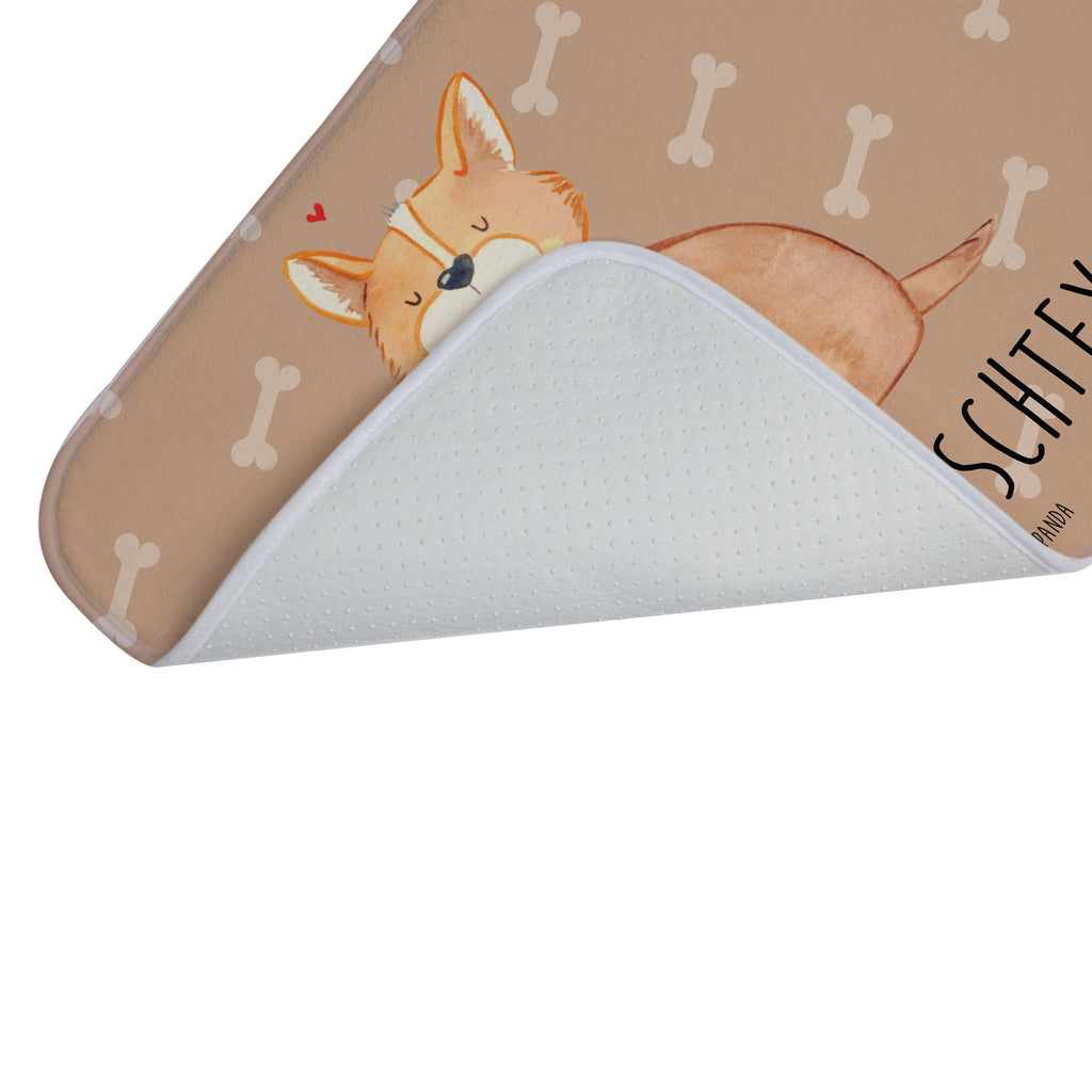 Personalisierter Badvorleger Hundeglück Personalisierte Badematte, Personalisierter Badteppich, Personalisierter Duschvorleger, Personalisierter Badezimmerteppich, Personalisierter Badezimmermatte, Personalisierter Badvorleger, Personalisierter Duschmatte, Personalisierter Duschteppich, Badematte mit Namen, Badteppich mit Namen, Duschvorleger mit Namen, Badezimmerteppich mit Namen, Badezimmermatte mit Namen, Badvorleger mit Namen, Duschmatte mit Namen, Duschteppich mit Namen, Wunschtext, Badvorleger selbst bedrucken, Wunschname, Personalisieren, Hund, Hundemotiv, Haustier, Hunderasse, Tierliebhaber, Hundebesitzer, Sprüche, Corgie, Hundeliebe, Spruch, Hundemama, Liebe