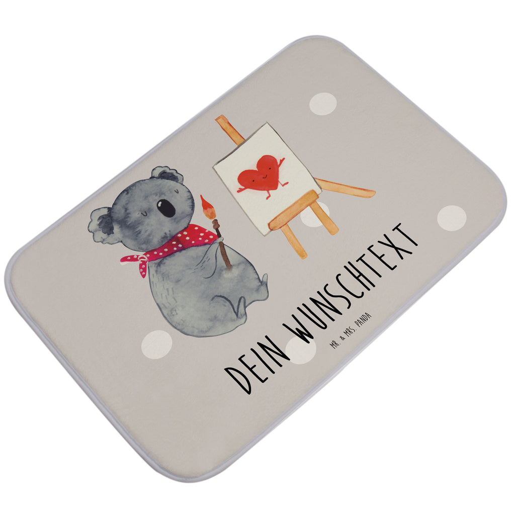 Personalisierter Badvorleger Koala Künstler Personalisierte Badematte, Personalisierter Badteppich, Personalisierter Duschvorleger, Personalisierter Badezimmerteppich, Personalisierter Badezimmermatte, Personalisierter Badvorleger, Personalisierter Duschmatte, Personalisierter Duschteppich, Badematte mit Namen, Badteppich mit Namen, Duschvorleger mit Namen, Badezimmerteppich mit Namen, Badezimmermatte mit Namen, Badvorleger mit Namen, Duschmatte mit Namen, Duschteppich mit Namen, Wunschtext, Badvorleger selbst bedrucken, Wunschname, Personalisieren, Koala, Koalabär, Liebe, Liebensbeweis, Liebesgeschenk, Gefühle, Künstler, zeichnen