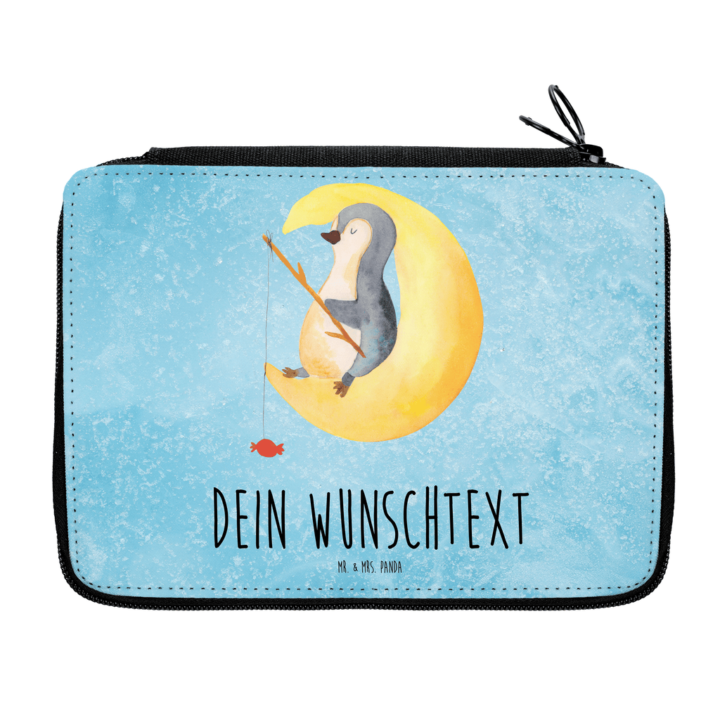 Personalisierte Federmappe Pinguin Mond Personalisierte Federmappe, Personalisierte Stiftetasche, PersonalisierteS Stifte Etui, Schule, Einschulung, Geschenk, Kind, Schüler, Schülerin, Personalisierte Stifterolle, PersonalisierteS Federmäppchen, Motiv, Grundschule, Federmäppchen bedruckt, Büro Stifte Etui, Bestückte Federmappe, Kinder Federmappe, Federmappe Einschulung, Federmappe mit Namen, Stiftemappe mit Namen, Stifterolle mit Namen, Federmäppchen mit Namen, Pinguin, Pinguine, Spruch, schlafen, Nachtruhe, Einschlafen, Schlafzimmer, Schlafstörungen, Gästezimmer
