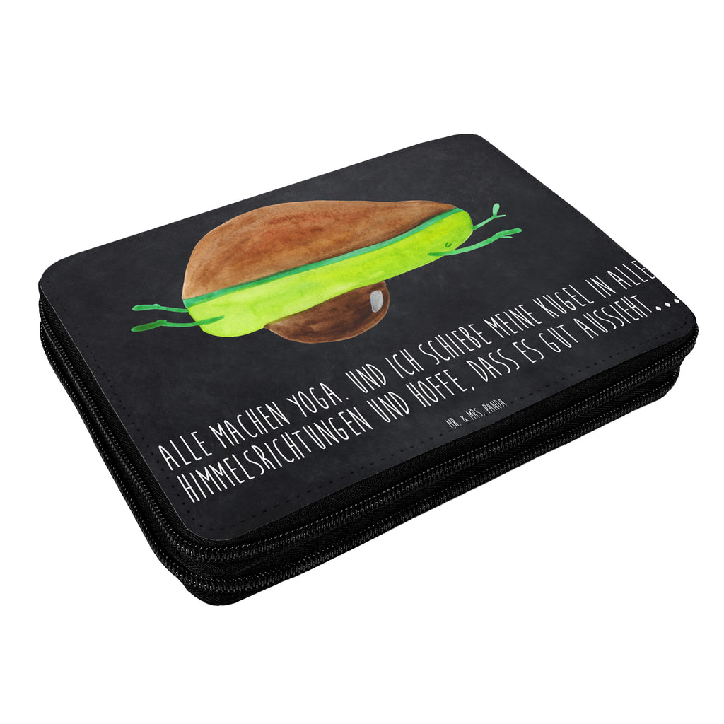 Federmappe Avocado Yoga Federmappe, Stiftetasche, Stifte Etui, Schule, Einschulung, Geschenk, Kind, Schüler, Schülerin, Stifterolle, Federmäppchen, Motiv, Grundschule, Federmäppchen bedruckt, Büro Stifte Etui, Bestückte Federmappe, Kinder Federmappe, Federmappe Einschulung, Avocado, Veggie, Vegan, Gesund, Avocado Yoga Vegan