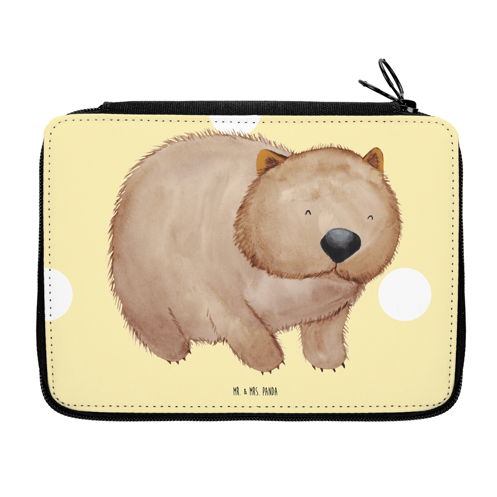 Federmappe Wombat Federmappe, Stiftetasche, Stifte Etui, Schule, Einschulung, Geschenk, Kind, Schüler, Schülerin, Stifterolle, Federmäppchen, Motiv, Grundschule, Federmäppchen bedruckt, Büro Stifte Etui, Bestückte Federmappe, Kinder Federmappe, Federmappe Einschulung, Tiermotive, Gute Laune, lustige Sprüche, Tiere, Wombat, Das Leben ist schön, Motivation, Spruch, Australien