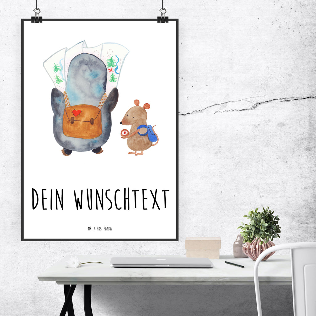 Personalisiertes Poster Pinguin & Maus Wanderer Personalisiertes Poster, Personalisiertes Wandposter, Personalisiertes Bild, Personalisierte Wanddeko, Personalisiertes Küchenposter, Personalisiertes Kinderposter, Personalisierte Wanddeko Bild, Personalisierte Raumdekoration, Personalisierte Wanddekoration, Personalisiertes Handgemaltes Poster, Personalisiertes Designposter, Personalisierter Kunstdruck, Personalisierter Posterdruck, Poster mit Namen, Wandposter mit Namen, Bild mit Namen, Wanddeko mit Namen, Küchenposter mit Namen, Kinderposter mit Namen, Wanddeko Bild mit Namen, Raumdekoration mit Namen, Wanddekoration mit Namen, Kunstdruck mit Namen, Posterdruck mit Namen, Wunschtext Poster, Poster selbst gestalten., Pinguin, Pinguine, Abenteurer, Abenteuer, Roadtrip, Ausflug, Wanderlust, wandern