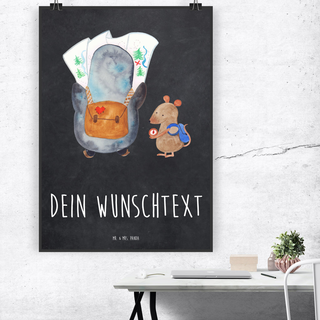 Personalisiertes Poster Pinguin & Maus Wanderer Personalisiertes Poster, Personalisiertes Wandposter, Personalisiertes Bild, Personalisierte Wanddeko, Personalisiertes Küchenposter, Personalisiertes Kinderposter, Personalisierte Wanddeko Bild, Personalisierte Raumdekoration, Personalisierte Wanddekoration, Personalisiertes Handgemaltes Poster, Personalisiertes Designposter, Personalisierter Kunstdruck, Personalisierter Posterdruck, Poster mit Namen, Wandposter mit Namen, Bild mit Namen, Wanddeko mit Namen, Küchenposter mit Namen, Kinderposter mit Namen, Wanddeko Bild mit Namen, Raumdekoration mit Namen, Wanddekoration mit Namen, Kunstdruck mit Namen, Posterdruck mit Namen, Wunschtext Poster, Poster selbst gestalten., Pinguin, Pinguine, Abenteurer, Abenteuer, Roadtrip, Ausflug, Wanderlust, wandern