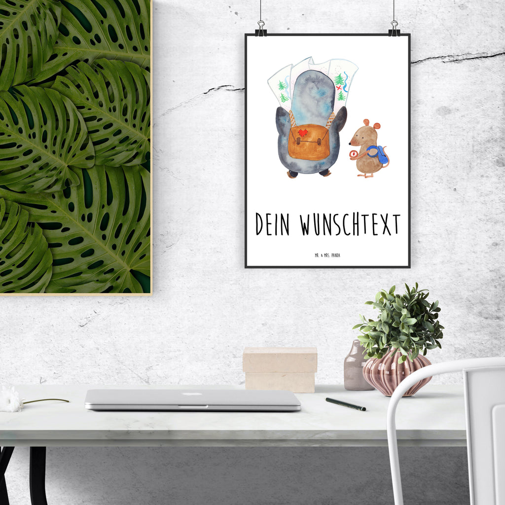 Personalisiertes Poster Pinguin & Maus Wanderer Personalisiertes Poster, Personalisiertes Wandposter, Personalisiertes Bild, Personalisierte Wanddeko, Personalisiertes Küchenposter, Personalisiertes Kinderposter, Personalisierte Wanddeko Bild, Personalisierte Raumdekoration, Personalisierte Wanddekoration, Personalisiertes Handgemaltes Poster, Personalisiertes Designposter, Personalisierter Kunstdruck, Personalisierter Posterdruck, Poster mit Namen, Wandposter mit Namen, Bild mit Namen, Wanddeko mit Namen, Küchenposter mit Namen, Kinderposter mit Namen, Wanddeko Bild mit Namen, Raumdekoration mit Namen, Wanddekoration mit Namen, Kunstdruck mit Namen, Posterdruck mit Namen, Wunschtext Poster, Poster selbst gestalten., Pinguin, Pinguine, Abenteurer, Abenteuer, Roadtrip, Ausflug, Wanderlust, wandern