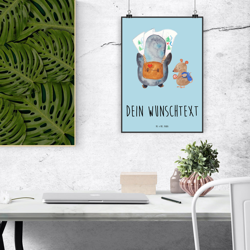 Personalisiertes Poster Pinguin & Maus Wanderer Personalisiertes Poster, Personalisiertes Wandposter, Personalisiertes Bild, Personalisierte Wanddeko, Personalisiertes Küchenposter, Personalisiertes Kinderposter, Personalisierte Wanddeko Bild, Personalisierte Raumdekoration, Personalisierte Wanddekoration, Personalisiertes Handgemaltes Poster, Personalisiertes Designposter, Personalisierter Kunstdruck, Personalisierter Posterdruck, Poster mit Namen, Wandposter mit Namen, Bild mit Namen, Wanddeko mit Namen, Küchenposter mit Namen, Kinderposter mit Namen, Wanddeko Bild mit Namen, Raumdekoration mit Namen, Wanddekoration mit Namen, Kunstdruck mit Namen, Posterdruck mit Namen, Wunschtext Poster, Poster selbst gestalten., Pinguin, Pinguine, Abenteurer, Abenteuer, Roadtrip, Ausflug, Wanderlust, wandern