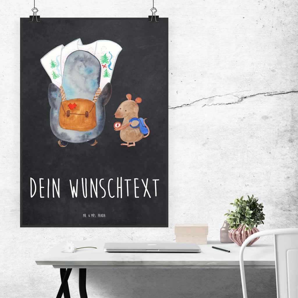 Personalisiertes Poster Pinguin & Maus Wanderer Personalisiertes Poster, Personalisiertes Wandposter, Personalisiertes Bild, Personalisierte Wanddeko, Personalisiertes Küchenposter, Personalisiertes Kinderposter, Personalisierte Wanddeko Bild, Personalisierte Raumdekoration, Personalisierte Wanddekoration, Personalisiertes Handgemaltes Poster, Personalisiertes Designposter, Personalisierter Kunstdruck, Personalisierter Posterdruck, Poster mit Namen, Wandposter mit Namen, Bild mit Namen, Wanddeko mit Namen, Küchenposter mit Namen, Kinderposter mit Namen, Wanddeko Bild mit Namen, Raumdekoration mit Namen, Wanddekoration mit Namen, Kunstdruck mit Namen, Posterdruck mit Namen, Wunschtext Poster, Poster selbst gestalten., Pinguin, Pinguine, Abenteurer, Abenteuer, Roadtrip, Ausflug, Wanderlust, wandern