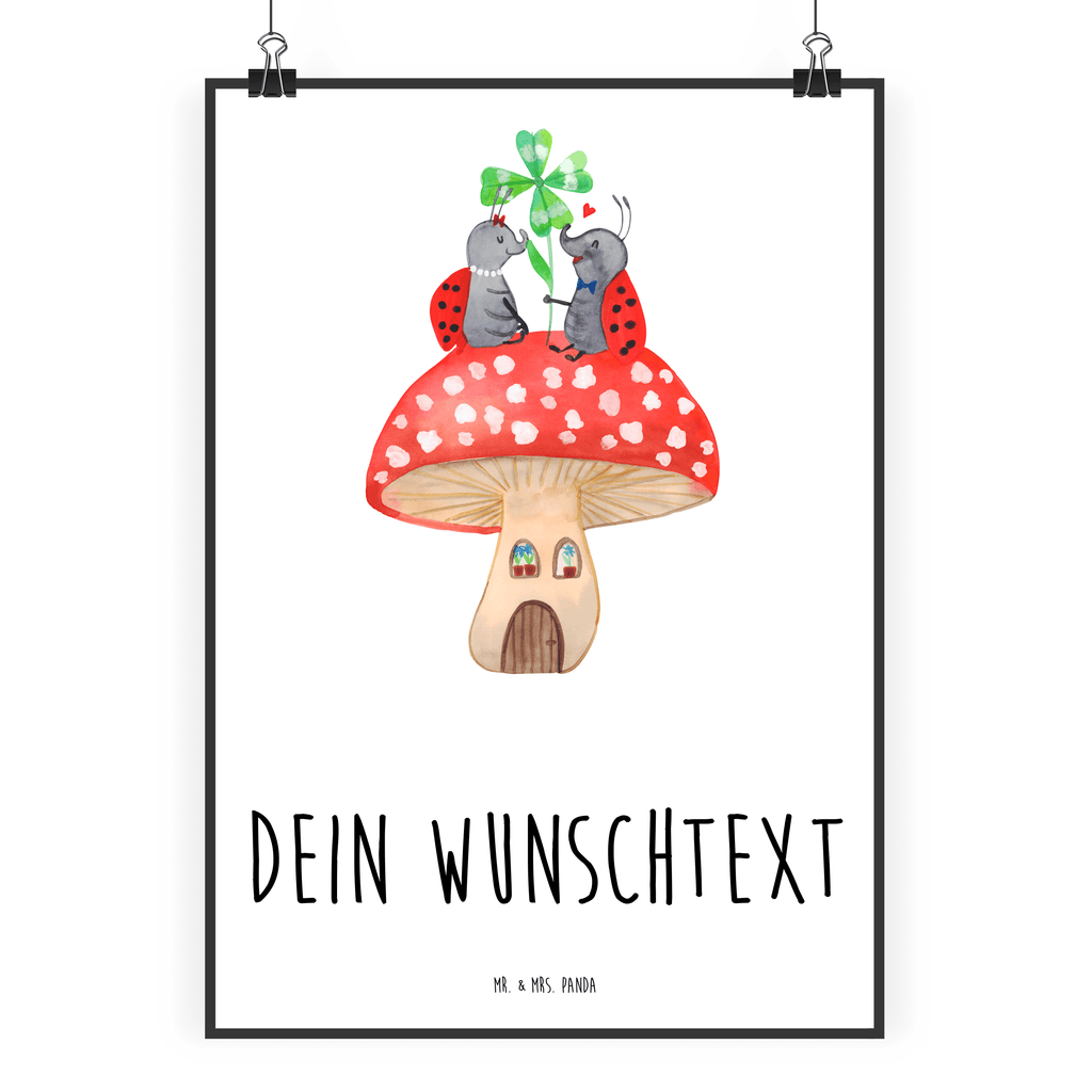 Personalisiertes Poster Marienkäfer Paar Fliegenpilz Personalisiertes Poster, Personalisiertes Wandposter, Personalisiertes Bild, Personalisierte Wanddeko, Personalisiertes Küchenposter, Personalisiertes Kinderposter, Personalisierte Wanddeko Bild, Personalisierte Raumdekoration, Personalisierte Wanddekoration, Personalisiertes Handgemaltes Poster, Personalisiertes Designposter, Personalisierter Kunstdruck, Personalisierter Posterdruck, Poster mit Namen, Wandposter mit Namen, Bild mit Namen, Wanddeko mit Namen, Küchenposter mit Namen, Kinderposter mit Namen, Wanddeko Bild mit Namen, Raumdekoration mit Namen, Wanddekoration mit Namen, Kunstdruck mit Namen, Posterdruck mit Namen, Wunschtext Poster, Poster selbst gestalten., Tiermotive, Gute Laune, lustige Sprüche, Tiere, Haus, Wohnung, zuhause, Fliegenpilz, Marienkäfer, Fleigenpilzhaus