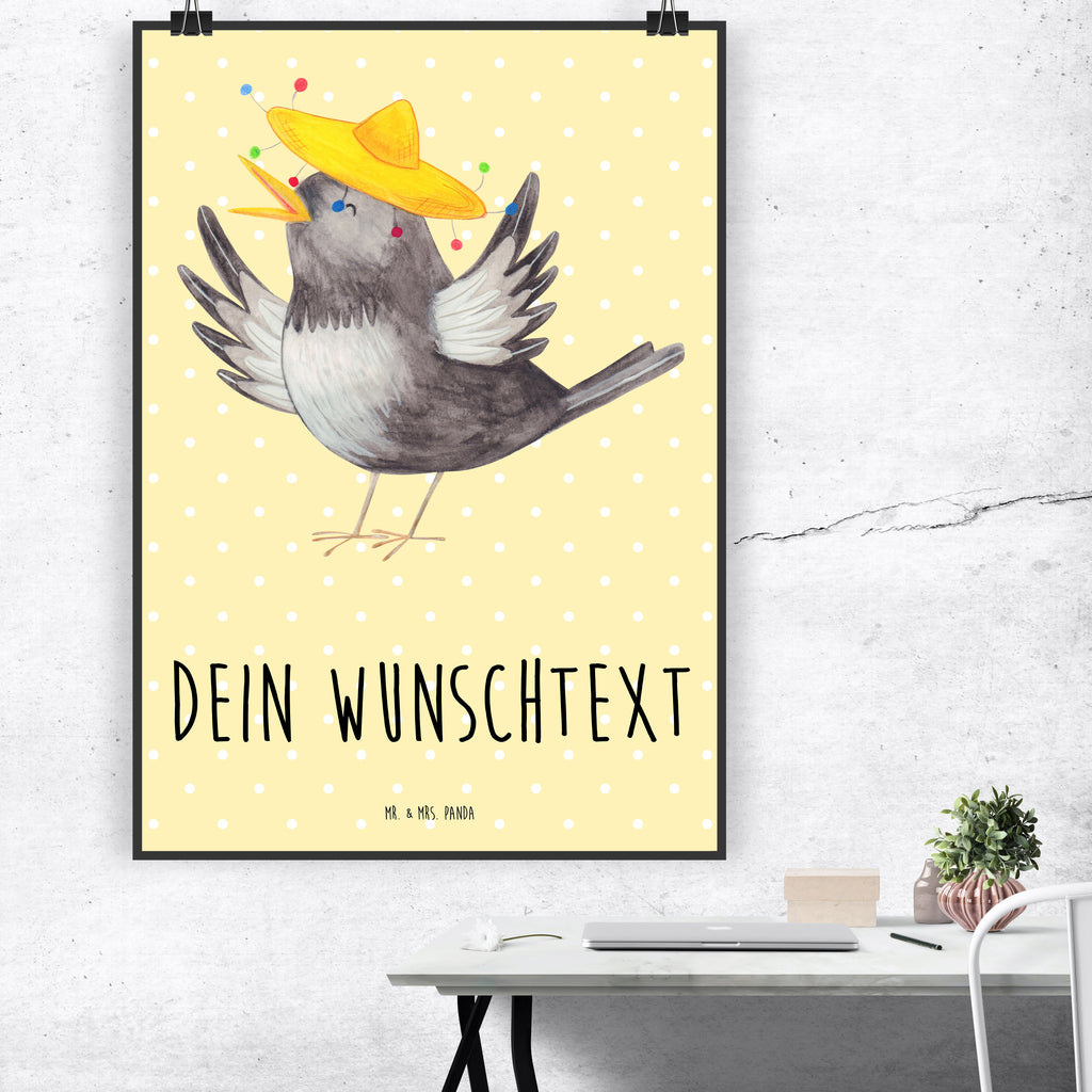 Personalisiertes Poster Rabe mit Sombrero Personalisiertes Poster, Personalisiertes Wandposter, Personalisiertes Bild, Personalisierte Wanddeko, Personalisiertes Küchenposter, Personalisiertes Kinderposter, Personalisierte Wanddeko Bild, Personalisierte Raumdekoration, Personalisierte Wanddekoration, Personalisiertes Handgemaltes Poster, Personalisiertes Designposter, Personalisierter Kunstdruck, Personalisierter Posterdruck, Poster mit Namen, Wandposter mit Namen, Bild mit Namen, Wanddeko mit Namen, Küchenposter mit Namen, Kinderposter mit Namen, Wanddeko Bild mit Namen, Raumdekoration mit Namen, Wanddekoration mit Namen, Kunstdruck mit Namen, Posterdruck mit Namen, Wunschtext Poster, Poster selbst gestalten., Tiermotive, Gute Laune, lustige Sprüche, Tiere, Rabe, Vogel, Vögel, Spruch positiv, fröhlich sein, glücklich sein, Glück Spruch, froh, Elster, Motivation