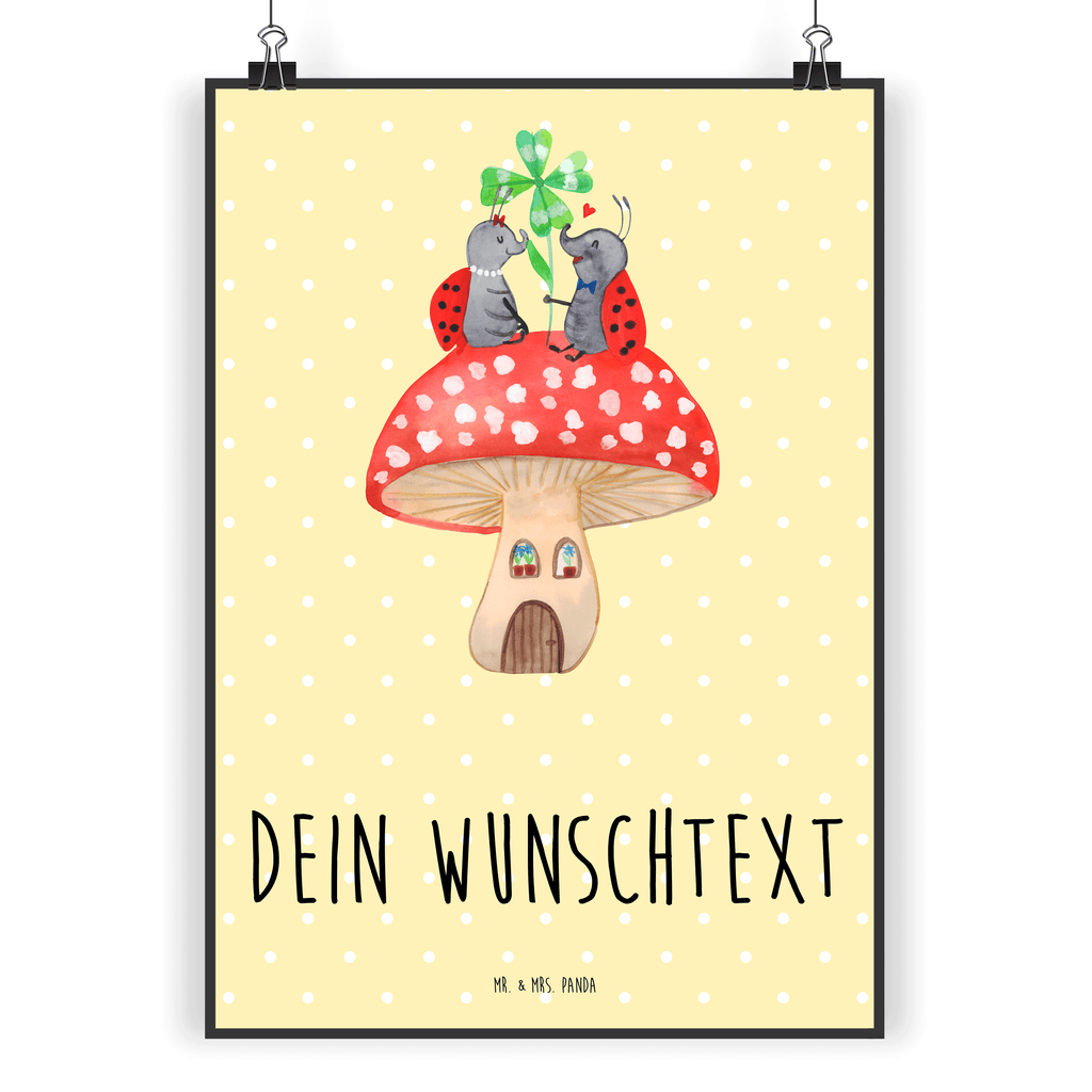Personalisiertes Poster Marienkäfer Paar Fliegenpilz Personalisiertes Poster, Personalisiertes Wandposter, Personalisiertes Bild, Personalisierte Wanddeko, Personalisiertes Küchenposter, Personalisiertes Kinderposter, Personalisierte Wanddeko Bild, Personalisierte Raumdekoration, Personalisierte Wanddekoration, Personalisiertes Handgemaltes Poster, Personalisiertes Designposter, Personalisierter Kunstdruck, Personalisierter Posterdruck, Poster mit Namen, Wandposter mit Namen, Bild mit Namen, Wanddeko mit Namen, Küchenposter mit Namen, Kinderposter mit Namen, Wanddeko Bild mit Namen, Raumdekoration mit Namen, Wanddekoration mit Namen, Kunstdruck mit Namen, Posterdruck mit Namen, Wunschtext Poster, Poster selbst gestalten., Tiermotive, Gute Laune, lustige Sprüche, Tiere, Haus, Wohnung, zuhause, Fliegenpilz, Marienkäfer, Fleigenpilzhaus
