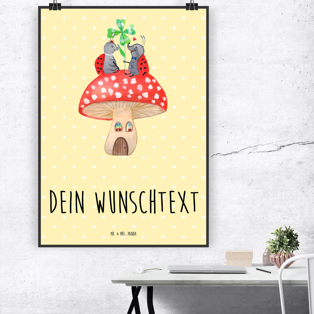 Personalisiertes Poster Marienkäfer Paar Fliegenpilz Personalisiertes Poster, Personalisiertes Wandposter, Personalisiertes Bild, Personalisierte Wanddeko, Personalisiertes Küchenposter, Personalisiertes Kinderposter, Personalisierte Wanddeko Bild, Personalisierte Raumdekoration, Personalisierte Wanddekoration, Personalisiertes Handgemaltes Poster, Personalisiertes Designposter, Personalisierter Kunstdruck, Personalisierter Posterdruck, Poster mit Namen, Wandposter mit Namen, Bild mit Namen, Wanddeko mit Namen, Küchenposter mit Namen, Kinderposter mit Namen, Wanddeko Bild mit Namen, Raumdekoration mit Namen, Wanddekoration mit Namen, Kunstdruck mit Namen, Posterdruck mit Namen, Wunschtext Poster, Poster selbst gestalten., Tiermotive, Gute Laune, lustige Sprüche, Tiere, Haus, Wohnung, zuhause, Fliegenpilz, Marienkäfer, Fleigenpilzhaus