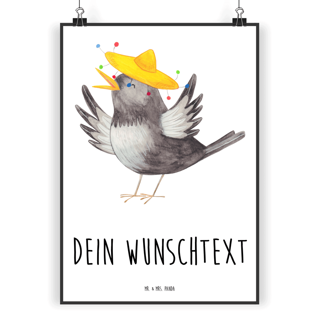 Personalisiertes Poster Rabe mit Sombrero Personalisiertes Poster, Personalisiertes Wandposter, Personalisiertes Bild, Personalisierte Wanddeko, Personalisiertes Küchenposter, Personalisiertes Kinderposter, Personalisierte Wanddeko Bild, Personalisierte Raumdekoration, Personalisierte Wanddekoration, Personalisiertes Handgemaltes Poster, Personalisiertes Designposter, Personalisierter Kunstdruck, Personalisierter Posterdruck, Poster mit Namen, Wandposter mit Namen, Bild mit Namen, Wanddeko mit Namen, Küchenposter mit Namen, Kinderposter mit Namen, Wanddeko Bild mit Namen, Raumdekoration mit Namen, Wanddekoration mit Namen, Kunstdruck mit Namen, Posterdruck mit Namen, Wunschtext Poster, Poster selbst gestalten., Tiermotive, Gute Laune, lustige Sprüche, Tiere, Rabe, Vogel, Vögel, Spruch positiv, fröhlich sein, glücklich sein, Glück Spruch, froh, Elster, Motivation