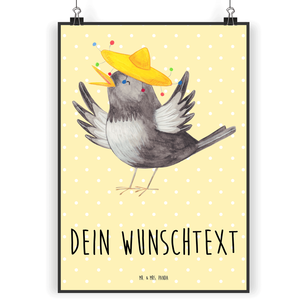 Personalisiertes Poster Rabe mit Sombrero Personalisiertes Poster, Personalisiertes Wandposter, Personalisiertes Bild, Personalisierte Wanddeko, Personalisiertes Küchenposter, Personalisiertes Kinderposter, Personalisierte Wanddeko Bild, Personalisierte Raumdekoration, Personalisierte Wanddekoration, Personalisiertes Handgemaltes Poster, Personalisiertes Designposter, Personalisierter Kunstdruck, Personalisierter Posterdruck, Poster mit Namen, Wandposter mit Namen, Bild mit Namen, Wanddeko mit Namen, Küchenposter mit Namen, Kinderposter mit Namen, Wanddeko Bild mit Namen, Raumdekoration mit Namen, Wanddekoration mit Namen, Kunstdruck mit Namen, Posterdruck mit Namen, Wunschtext Poster, Poster selbst gestalten., Tiermotive, Gute Laune, lustige Sprüche, Tiere, Rabe, Vogel, Vögel, Spruch positiv, fröhlich sein, glücklich sein, Glück Spruch, froh, Elster, Motivation