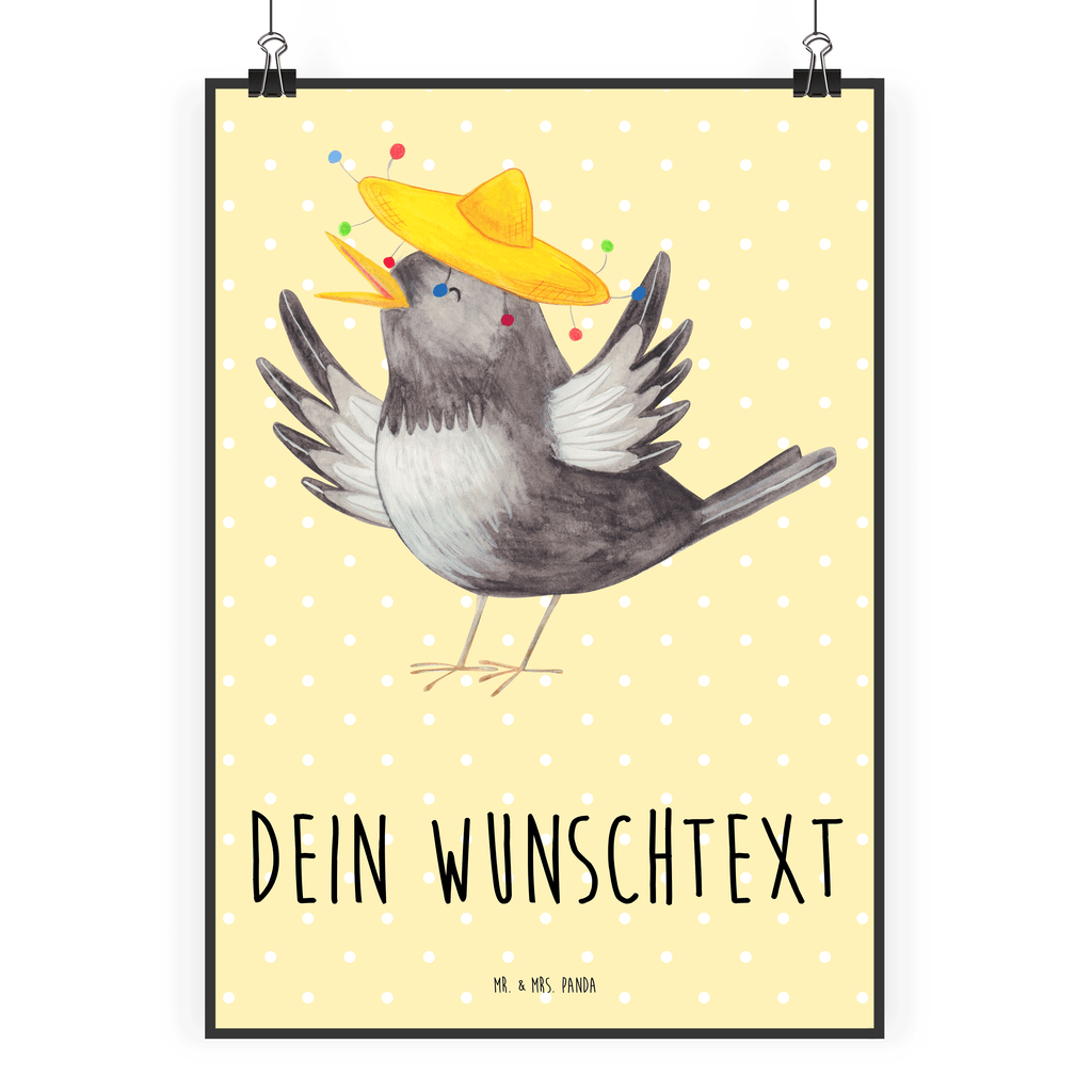 Personalisiertes Poster Rabe mit Sombrero Personalisiertes Poster, Personalisiertes Wandposter, Personalisiertes Bild, Personalisierte Wanddeko, Personalisiertes Küchenposter, Personalisiertes Kinderposter, Personalisierte Wanddeko Bild, Personalisierte Raumdekoration, Personalisierte Wanddekoration, Personalisiertes Handgemaltes Poster, Personalisiertes Designposter, Personalisierter Kunstdruck, Personalisierter Posterdruck, Poster mit Namen, Wandposter mit Namen, Bild mit Namen, Wanddeko mit Namen, Küchenposter mit Namen, Kinderposter mit Namen, Wanddeko Bild mit Namen, Raumdekoration mit Namen, Wanddekoration mit Namen, Kunstdruck mit Namen, Posterdruck mit Namen, Wunschtext Poster, Poster selbst gestalten., Tiermotive, Gute Laune, lustige Sprüche, Tiere, Rabe, Vogel, Vögel, Spruch positiv, fröhlich sein, glücklich sein, Glück Spruch, froh, Elster, Motivation