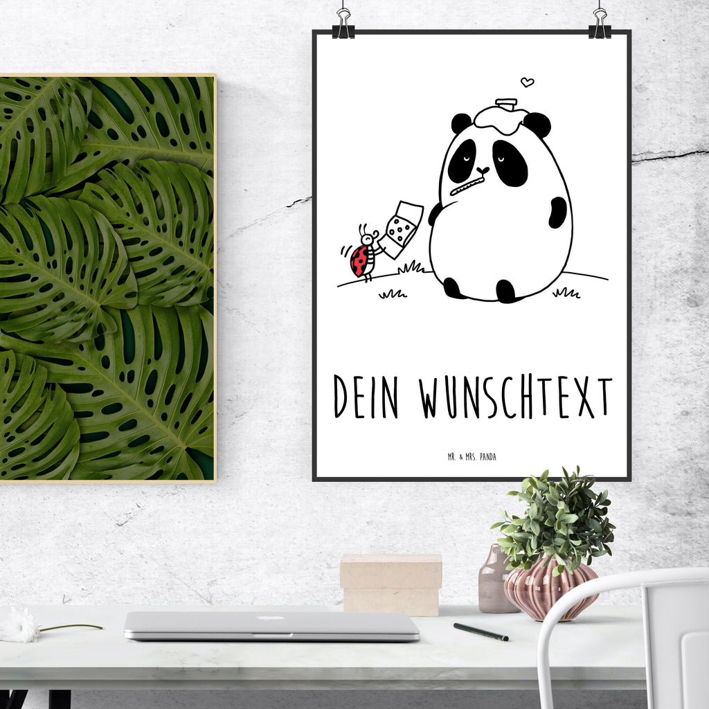 Personalisiertes Poster Easy & Peasy Gute Besserung