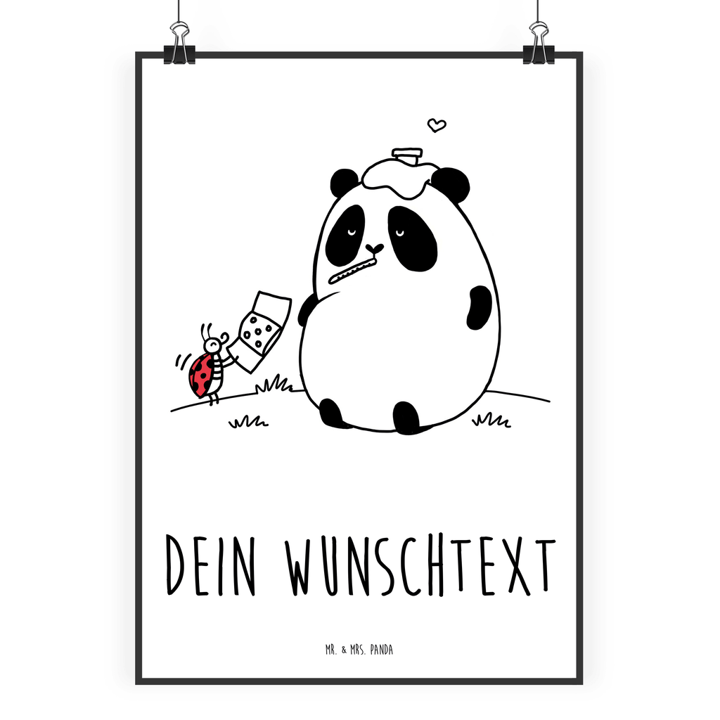 Personalisiertes Poster Easy & Peasy Gute Besserung