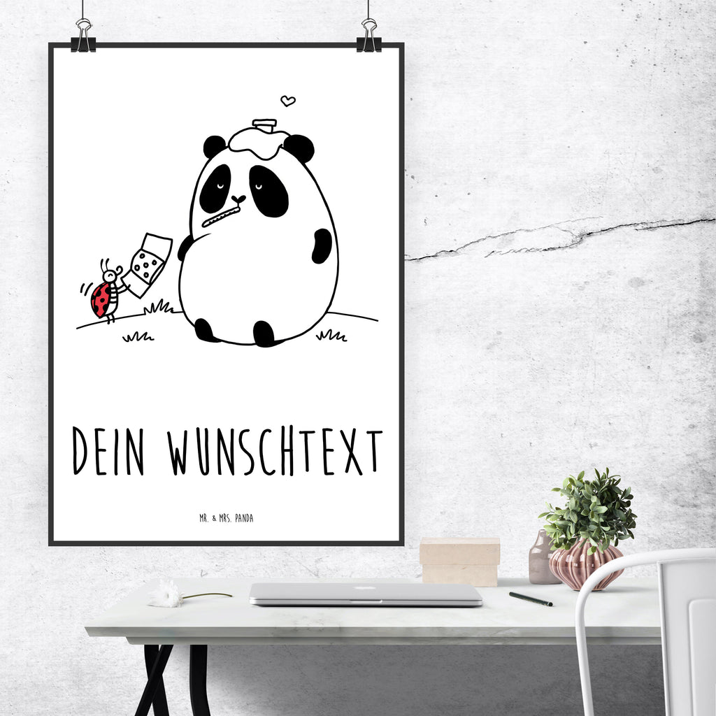 Personalisiertes Poster Easy & Peasy Gute Besserung
