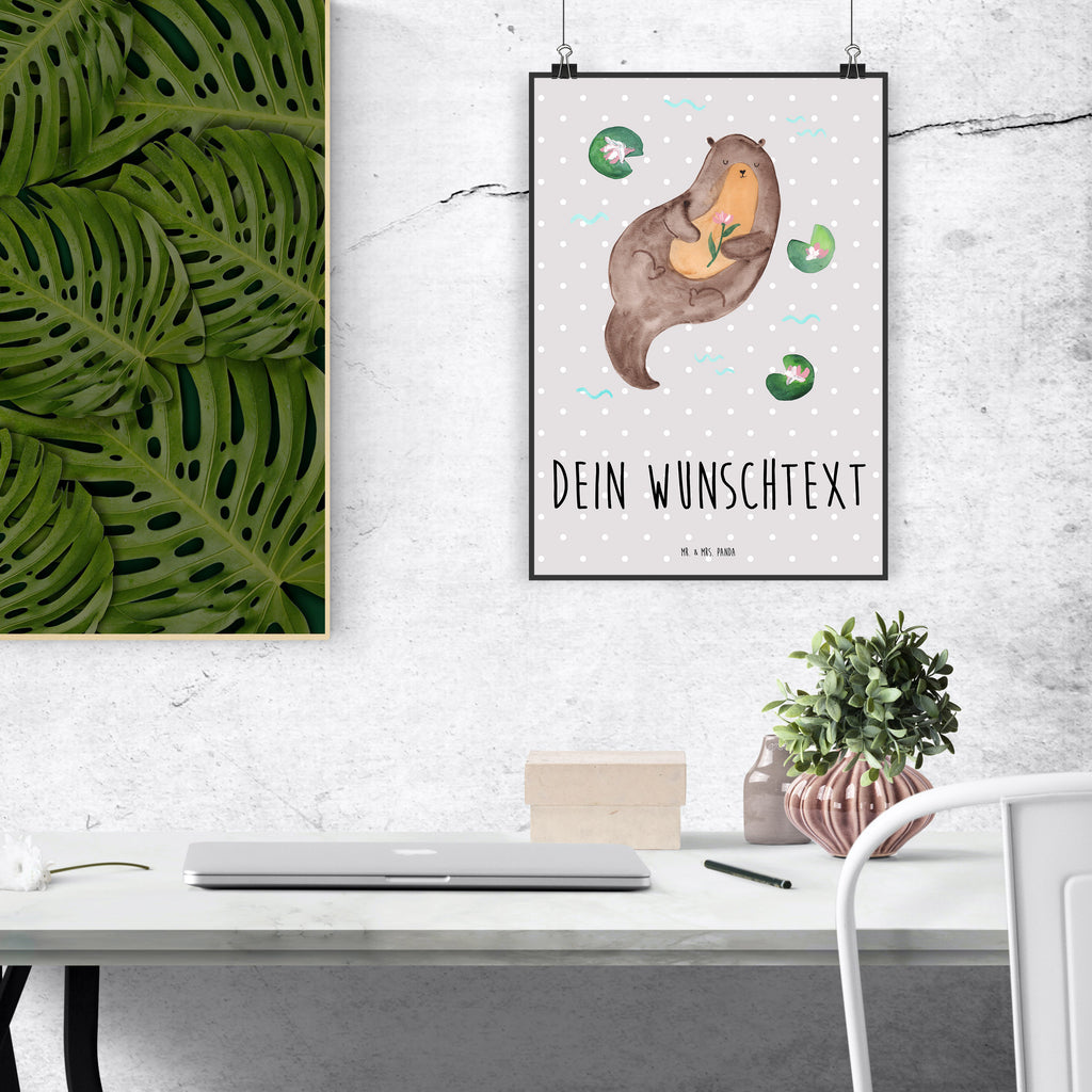 Personalisiertes Poster Otter mit Seerose Personalisiertes Poster, Personalisiertes Wandposter, Personalisiertes Bild, Personalisierte Wanddeko, Personalisiertes Küchenposter, Personalisiertes Kinderposter, Personalisierte Wanddeko Bild, Personalisierte Raumdekoration, Personalisierte Wanddekoration, Personalisiertes Handgemaltes Poster, Personalisiertes Designposter, Personalisierter Kunstdruck, Personalisierter Posterdruck, Poster mit Namen, Wandposter mit Namen, Bild mit Namen, Wanddeko mit Namen, Küchenposter mit Namen, Kinderposter mit Namen, Wanddeko Bild mit Namen, Raumdekoration mit Namen, Wanddekoration mit Namen, Kunstdruck mit Namen, Posterdruck mit Namen, Wunschtext Poster, Poster selbst gestalten., Otter, Fischotter, Seeotter, Otter Seeotter See Otter