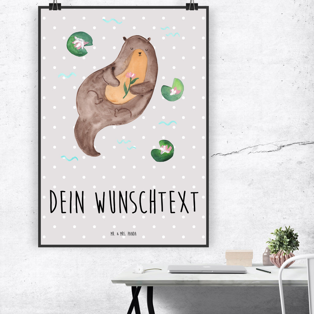 Personalisiertes Poster Otter mit Seerose Personalisiertes Poster, Personalisiertes Wandposter, Personalisiertes Bild, Personalisierte Wanddeko, Personalisiertes Küchenposter, Personalisiertes Kinderposter, Personalisierte Wanddeko Bild, Personalisierte Raumdekoration, Personalisierte Wanddekoration, Personalisiertes Handgemaltes Poster, Personalisiertes Designposter, Personalisierter Kunstdruck, Personalisierter Posterdruck, Poster mit Namen, Wandposter mit Namen, Bild mit Namen, Wanddeko mit Namen, Küchenposter mit Namen, Kinderposter mit Namen, Wanddeko Bild mit Namen, Raumdekoration mit Namen, Wanddekoration mit Namen, Kunstdruck mit Namen, Posterdruck mit Namen, Wunschtext Poster, Poster selbst gestalten., Otter, Fischotter, Seeotter, Otter Seeotter See Otter