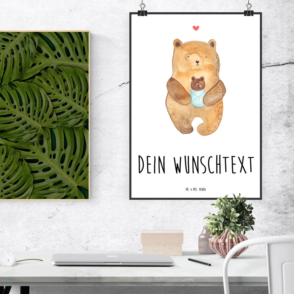 Personalisiertes Poster Bär mit Baby Personalisiertes Poster, Personalisiertes Wandposter, Personalisiertes Bild, Personalisierte Wanddeko, Personalisiertes Küchenposter, Personalisiertes Kinderposter, Personalisierte Wanddeko Bild, Personalisierte Raumdekoration, Personalisierte Wanddekoration, Personalisiertes Handgemaltes Poster, Personalisiertes Designposter, Personalisierter Kunstdruck, Personalisierter Posterdruck, Poster mit Namen, Wandposter mit Namen, Bild mit Namen, Wanddeko mit Namen, Küchenposter mit Namen, Kinderposter mit Namen, Wanddeko Bild mit Namen, Raumdekoration mit Namen, Wanddekoration mit Namen, Kunstdruck mit Namen, Posterdruck mit Namen, Wunschtext Poster, Poster selbst gestalten., Bär, Teddy, Teddybär, Eltern, Mutter, Baby, Taufe, Geburt, Nichte, Neffe, Enkel, Enkelin, Täufling, Geburtstag, Glückwunsch