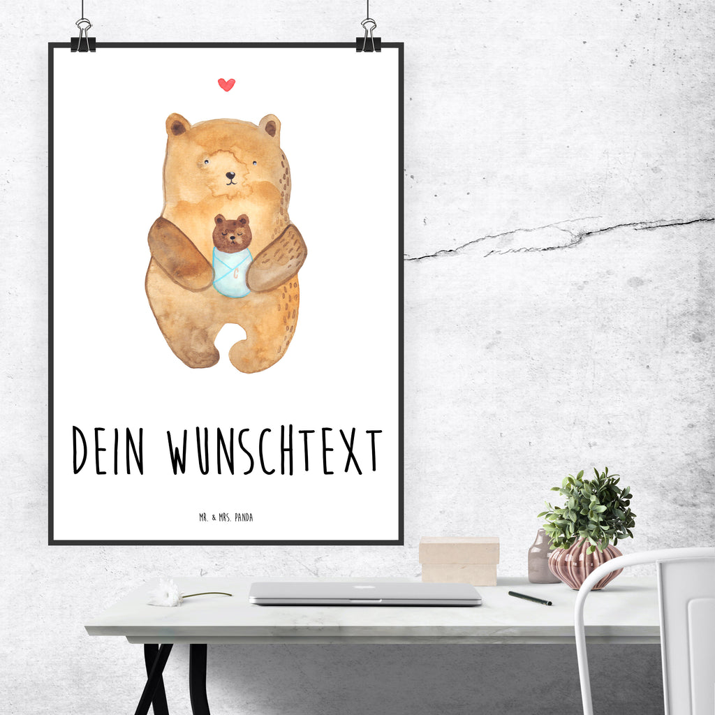 Personalisiertes Poster Bär mit Baby Personalisiertes Poster, Personalisiertes Wandposter, Personalisiertes Bild, Personalisierte Wanddeko, Personalisiertes Küchenposter, Personalisiertes Kinderposter, Personalisierte Wanddeko Bild, Personalisierte Raumdekoration, Personalisierte Wanddekoration, Personalisiertes Handgemaltes Poster, Personalisiertes Designposter, Personalisierter Kunstdruck, Personalisierter Posterdruck, Poster mit Namen, Wandposter mit Namen, Bild mit Namen, Wanddeko mit Namen, Küchenposter mit Namen, Kinderposter mit Namen, Wanddeko Bild mit Namen, Raumdekoration mit Namen, Wanddekoration mit Namen, Kunstdruck mit Namen, Posterdruck mit Namen, Wunschtext Poster, Poster selbst gestalten., Bär, Teddy, Teddybär, Eltern, Mutter, Baby, Taufe, Geburt, Nichte, Neffe, Enkel, Enkelin, Täufling, Geburtstag, Glückwunsch