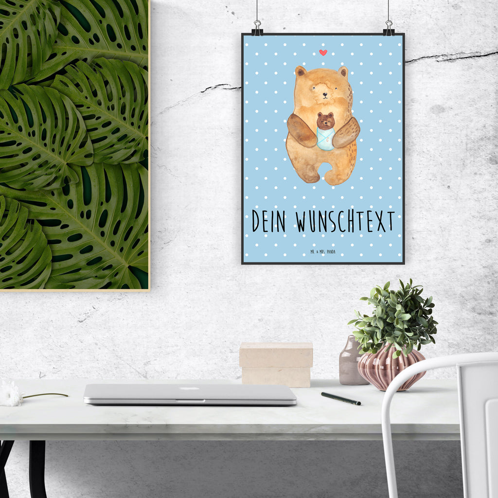 Personalisiertes Poster Bär mit Baby Personalisiertes Poster, Personalisiertes Wandposter, Personalisiertes Bild, Personalisierte Wanddeko, Personalisiertes Küchenposter, Personalisiertes Kinderposter, Personalisierte Wanddeko Bild, Personalisierte Raumdekoration, Personalisierte Wanddekoration, Personalisiertes Handgemaltes Poster, Personalisiertes Designposter, Personalisierter Kunstdruck, Personalisierter Posterdruck, Poster mit Namen, Wandposter mit Namen, Bild mit Namen, Wanddeko mit Namen, Küchenposter mit Namen, Kinderposter mit Namen, Wanddeko Bild mit Namen, Raumdekoration mit Namen, Wanddekoration mit Namen, Kunstdruck mit Namen, Posterdruck mit Namen, Wunschtext Poster, Poster selbst gestalten., Bär, Teddy, Teddybär, Eltern, Mutter, Baby, Taufe, Geburt, Nichte, Neffe, Enkel, Enkelin, Täufling, Geburtstag, Glückwunsch