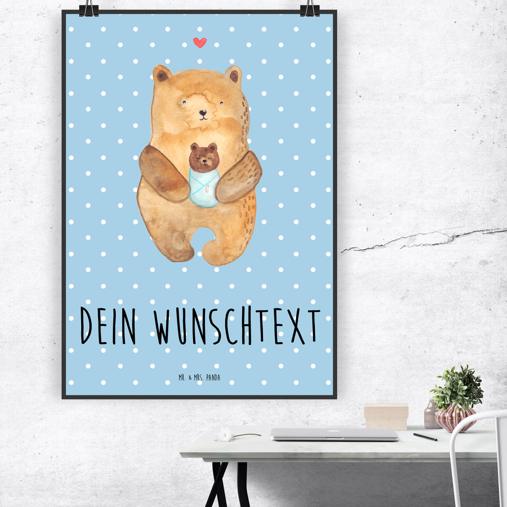 Personalisiertes Poster Bär mit Baby Personalisiertes Poster, Personalisiertes Wandposter, Personalisiertes Bild, Personalisierte Wanddeko, Personalisiertes Küchenposter, Personalisiertes Kinderposter, Personalisierte Wanddeko Bild, Personalisierte Raumdekoration, Personalisierte Wanddekoration, Personalisiertes Handgemaltes Poster, Personalisiertes Designposter, Personalisierter Kunstdruck, Personalisierter Posterdruck, Poster mit Namen, Wandposter mit Namen, Bild mit Namen, Wanddeko mit Namen, Küchenposter mit Namen, Kinderposter mit Namen, Wanddeko Bild mit Namen, Raumdekoration mit Namen, Wanddekoration mit Namen, Kunstdruck mit Namen, Posterdruck mit Namen, Wunschtext Poster, Poster selbst gestalten., Bär, Teddy, Teddybär, Eltern, Mutter, Baby, Taufe, Geburt, Nichte, Neffe, Enkel, Enkelin, Täufling, Geburtstag, Glückwunsch